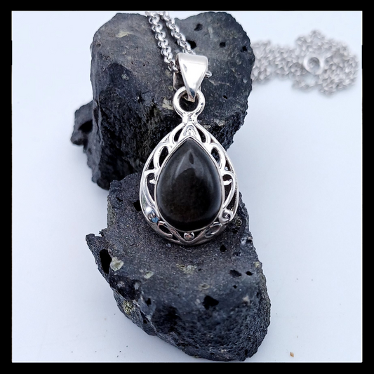 Gota de Obsidiana Dorada