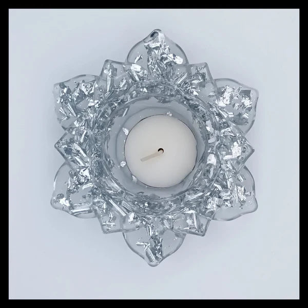 Portavelas flor de loto